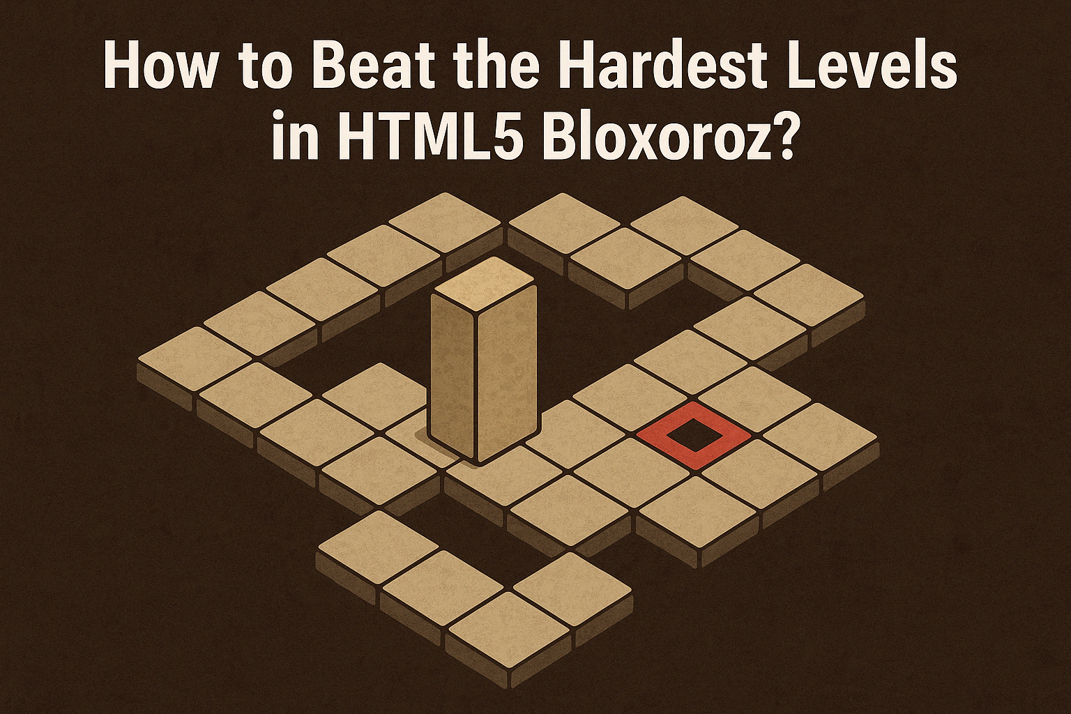 How to Beat the Hardest Levels in HTML5 Bloxorz?